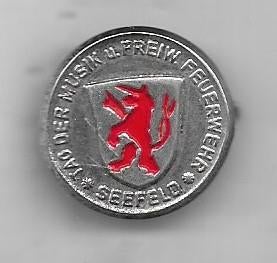 BRANDWEER SEEFELD SPELD, Ophalen of Verzenden, Gebruikt, Overige onderwerpen, Speldje of Pin