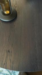 Metaform Orfis tafel rond eiken blad nieuw, Ophalen, 100 tot 150 cm, Rond, Nieuw