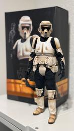 Hot toys scout trooper star wars 1/6 figure, Ophalen of Verzenden, Zo goed als nieuw, Actiefiguurtje