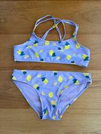 Hema bikini citroenen paars maat 146/152, Kinderen en Baby's, Ophalen of Verzenden, Zo goed als nieuw, Meisje, Sport- of Zwemkleding