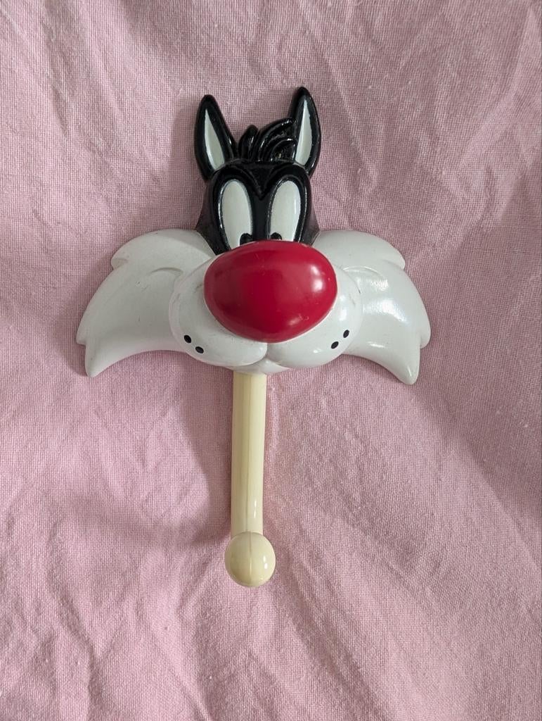 Sylvester de Kat kapstokhaak, Kunststof, Wandhaken, Ophalen of Verzenden, Zo goed als nieuw