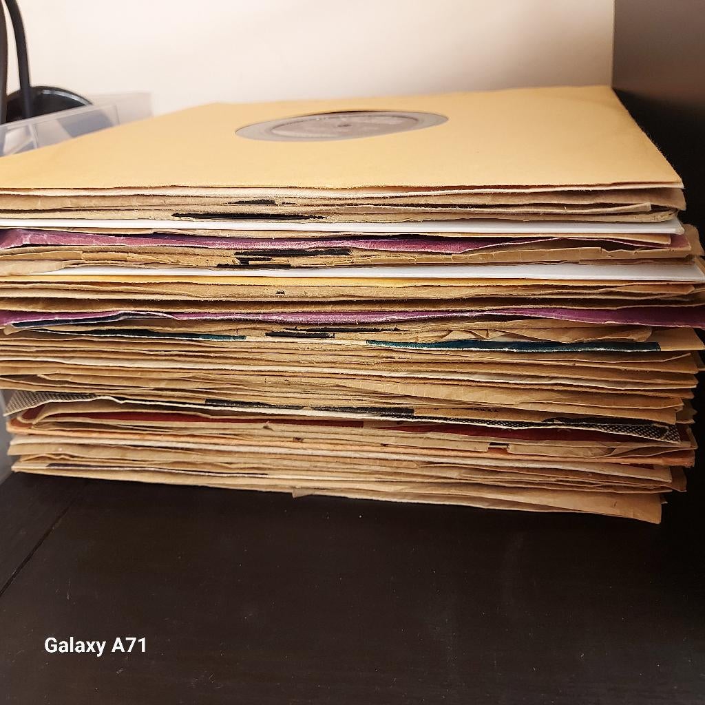 Aangeboden 52 stuks 78 toeren (Rock & Roll & Pop), Ophalen, Gebruikt, 10 inch, Overige typen