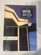 Wiswijs: Wiskunde als voorbereiding op voortgezette studie, Ophalen of Verzenden, Beta, Zo goed als nieuw, HBO