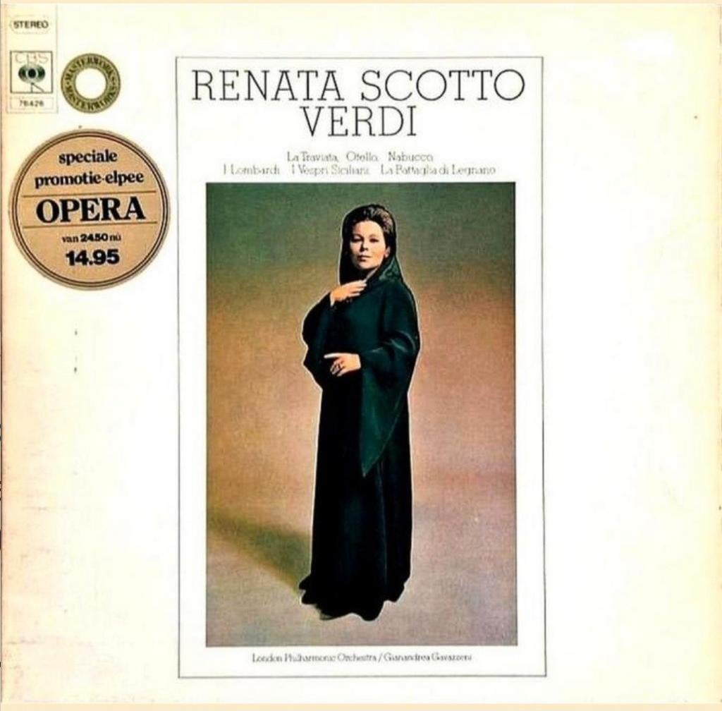 LP  VERDI - Arias (Renata Scotto), Ophalen of Verzenden, Gebruikt, 12 inch