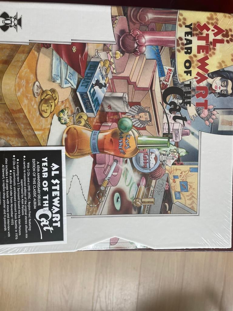 3 cd met dvd box set al stewart year of the cat geseald, Ophalen of Verzenden, Zo goed als nieuw, Poprock