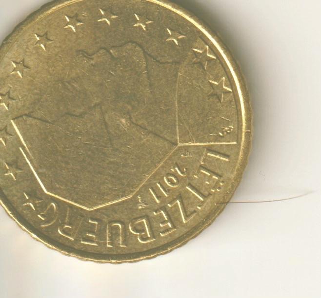 50 cent 2011 Luxemburg, Postzegels en Munten, Munten | Europa | Euromunten, Verzenden, Luxemburg, 50 cent