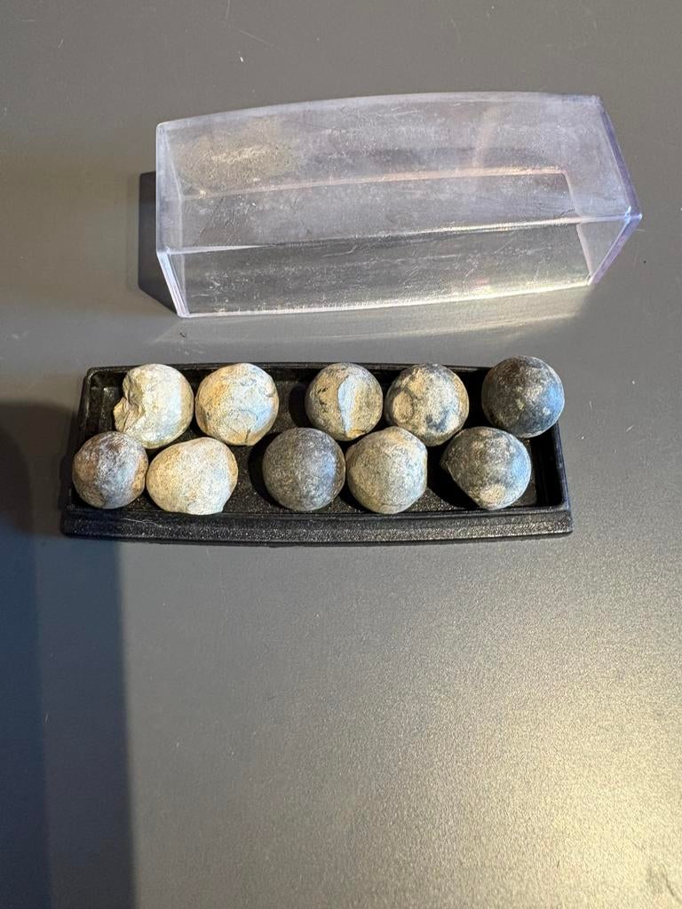 Set oude loden kogels / musketkogels – archeologische vondst, Verzamelen, Militaria | Algemeen, Verzenden, Landmacht