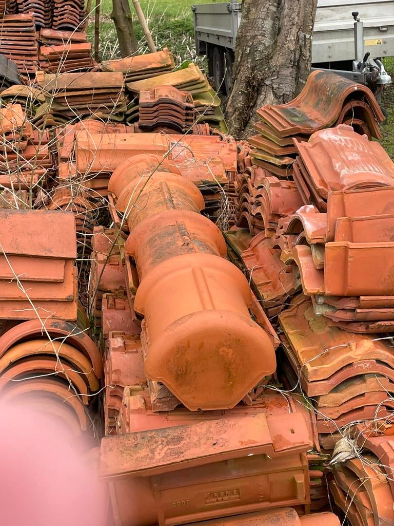 OVH dakpannen, Ophalen, Gebruikt, Steen of Klei, 15 m² of meer