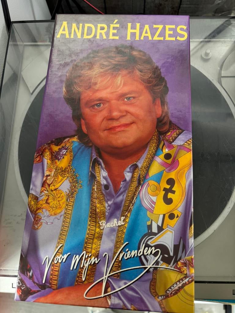 André Hazes promotie cd box 1995 mintstaat + boek, Ophalen, Zo goed als nieuw, Levenslied of Smartlap