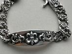 Zilveren Chrome Hearts Biker Armband - 925 Gekeurd, Sieraden, Tassen en Uiterlijk, Armbanden, Verzenden, Zo goed als nieuw, Zilver