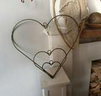 Metalen decoratie frame hart - hartvorm - moederdag, Ophalen of Verzenden, Nieuw