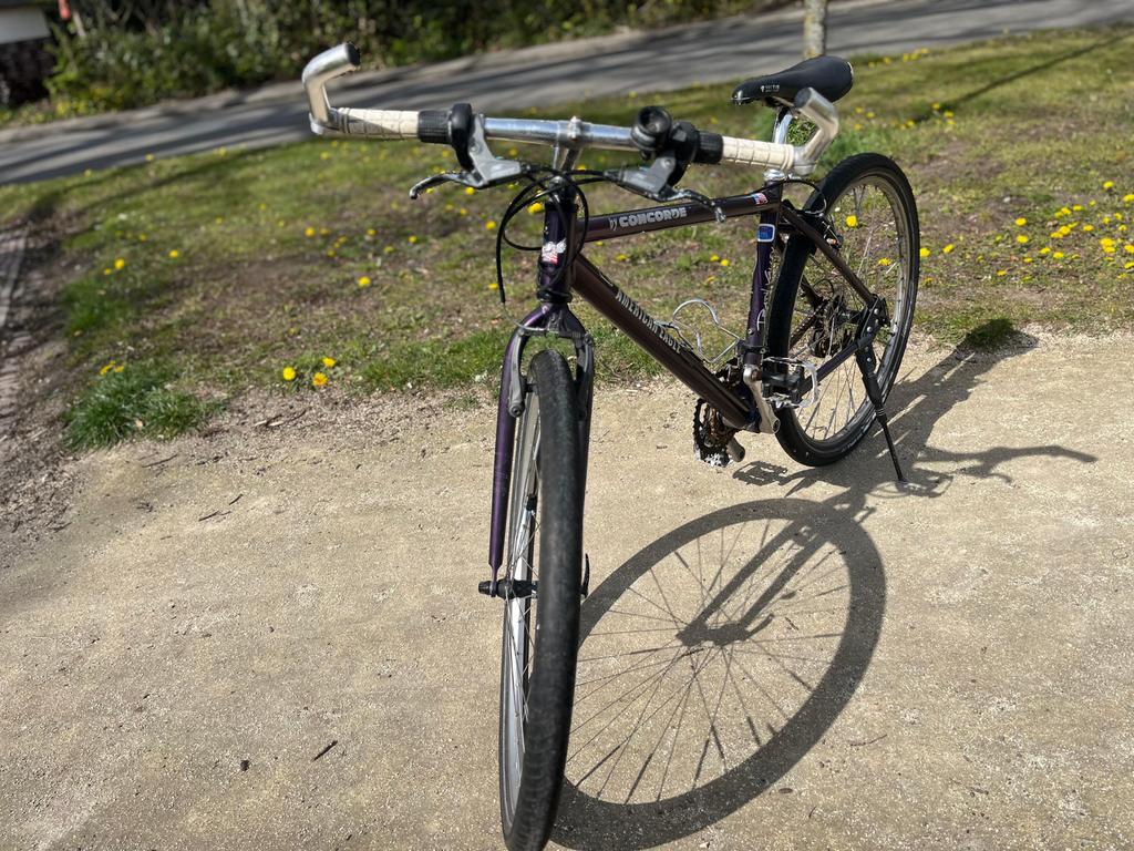 American Eagle Concorde 26 inch mountainbike, metallic paars, Fietsen en Brommers, Gebruikt, Heren, Geen vering, Ophalen