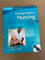Cambridge English for Nursing - Pre-intermediate, Ophalen of Verzenden, Zo goed als nieuw, Non-fictie
