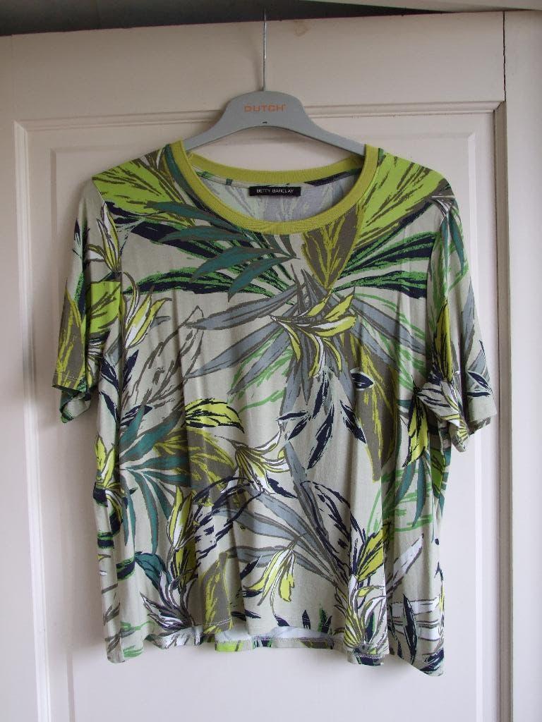 Betty Barclay nieuwe top bladerprint lime 46, Kleding | Dames, Tops, Maat 46/48 (XL) of groter, Betty Barclay, Nieuw, Ophalen of Verzenden