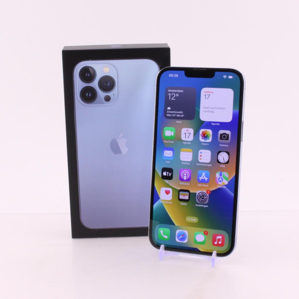Apple iPhone 13 Pro Max 128GB Sierra Blue Accu 87% | In doos, Apple, Zo goed als nieuw, Support@apple.com, One Apple Park Way
Cupertino, CA 95014
United States