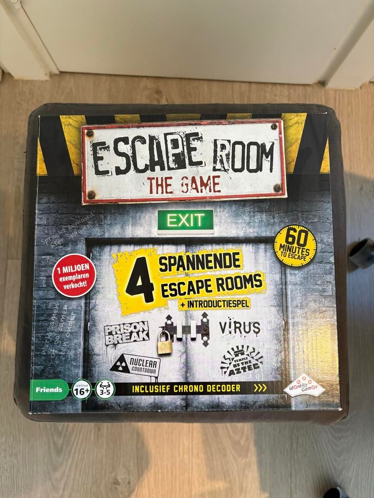 Escape Room The Game - 4 spannende escape rooms, Drie of vier spelers, Ophalen of Verzenden, Zo goed als nieuw