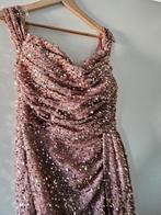 Roze glitter jurk, Maat 38/40 (M), Galajurk, Ophalen of Verzenden, Zo goed als nieuw