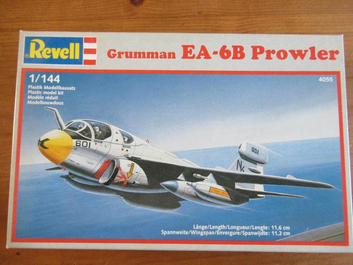 Grumman EA-6B Prowler (Revell 1/144), Hobby en Vrije tijd, Modelbouw | Vliegtuigen en Helikopters, Zo goed als nieuw, Vliegtuig