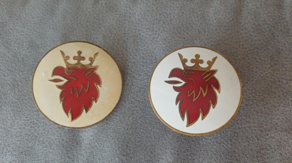 2 originele Scania 110 Torpedo logo's te koop, Ophalen of Verzenden, Zo goed als nieuw