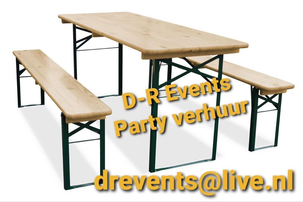 Biertafels - Picknick tafels - Klaptafels - Tafel verhuur, Ophalen, Nieuw, Overige