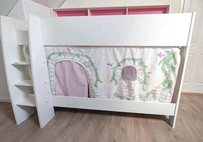 Stapelbed met omkeerbare kastjes, Ophalen, Stapelbed