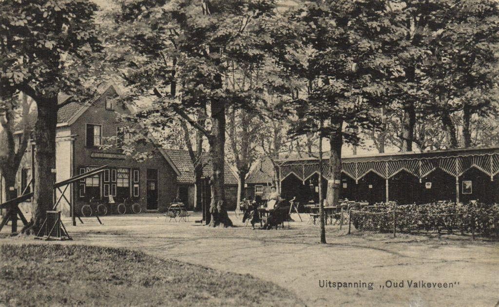 Uitspanning Oud Valkeveen - Naarden - 1915 gelopen, Verzenden, Voor 1920, Gelopen, Noord-Holland