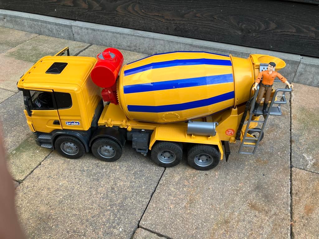 Bruder Scania betonmixer schaal 1:16, vanaf 4 jaar, Ophalen, Zo goed als nieuw