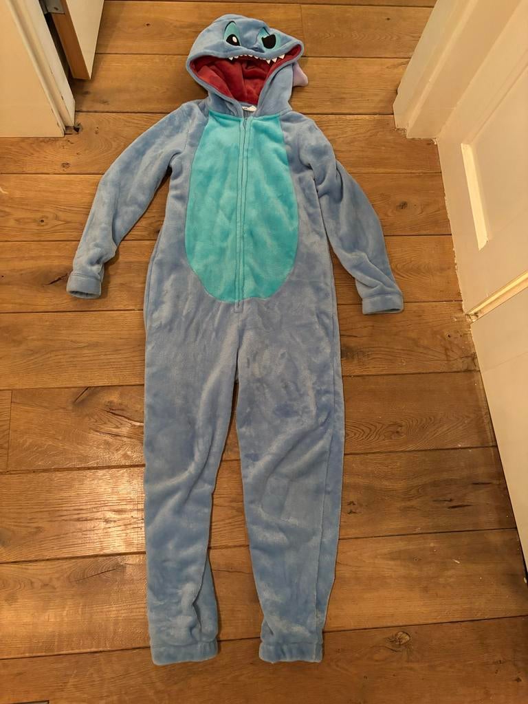 Stitch onesie H&M maat 134/140, Ophalen of Verzenden, Zo goed als nieuw, Jongen of Meisje