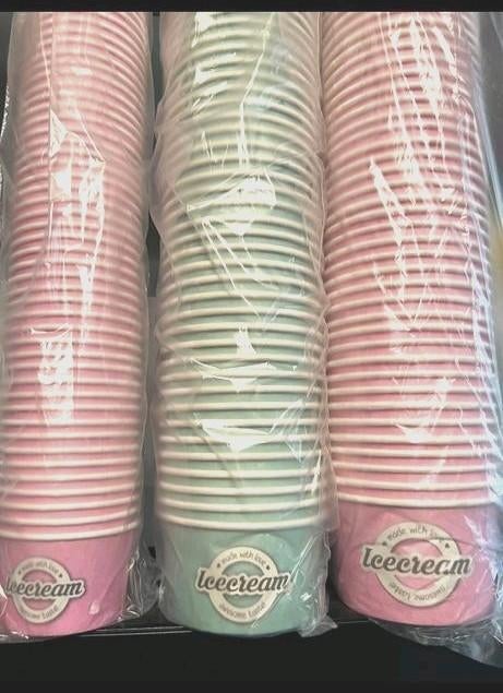 IJs bakje en deksel , Nieuw              100 stuk €6, Ophalen of Verzenden, Nieuw