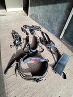 Mentuig/paardentuig Cob maat. Zwart leer. Enkeltuig., Dieren en Toebehoren, Paarden en Pony's | Hoofdstellen en Tuigage, Ophalen