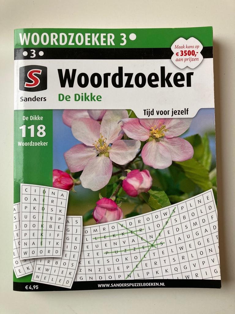 Woordzoeker 3 - De Dikke 118, Ophalen of Verzenden, Minder dan 500 stukjes, Zo goed als nieuw, Puzzelboek