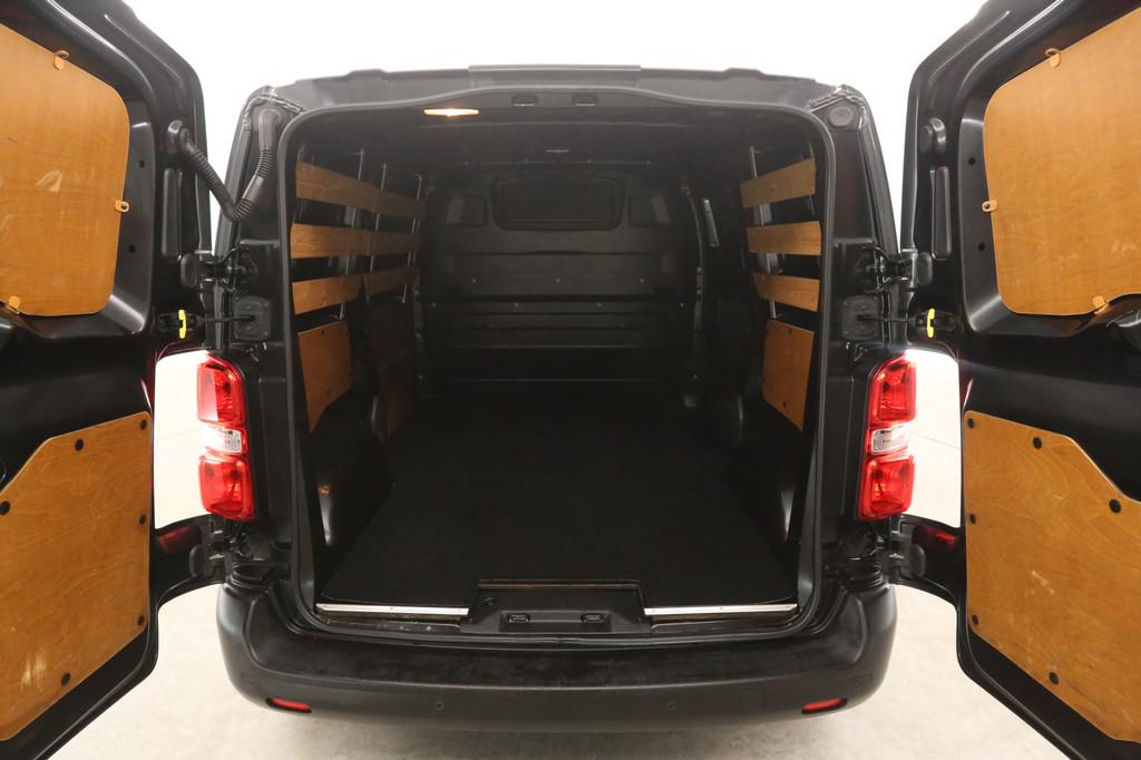 Peugeot e-Expert 75 kWh L2H1 | SOH 92% | Snelladen | Airco |, Auto's, Bestelauto's, 136 pk, Gebruikt, Zwart, 75 kWh