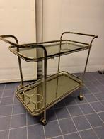 Serveerwagen vintage Barcart Hollywood regency, Ophalen, Zo goed als nieuw