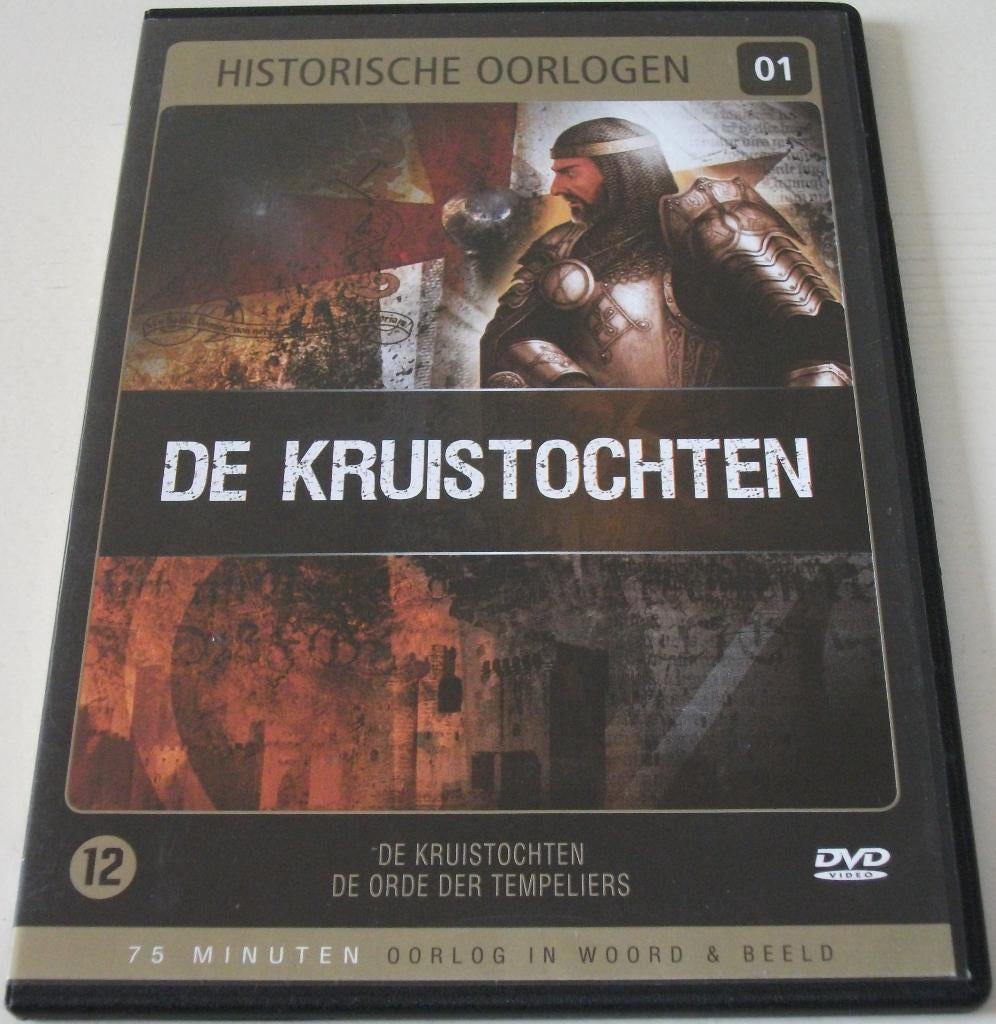 Dvd *** HISTORISCHE OORLOGEN *** Deel 1: De Kruistochten, Cd's en Dvd's, Vanaf 12 jaar, Ophalen of Verzenden, Zo goed als nieuw