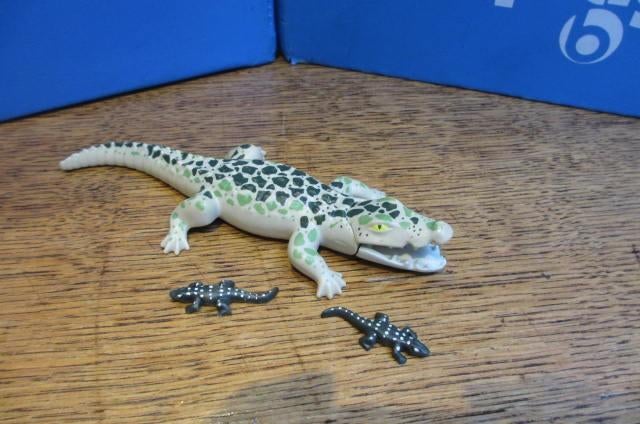 dierentuin wild life safari 6644 alligator krokodil 100%, Ophalen of Verzenden, Zo goed als nieuw, Complete set