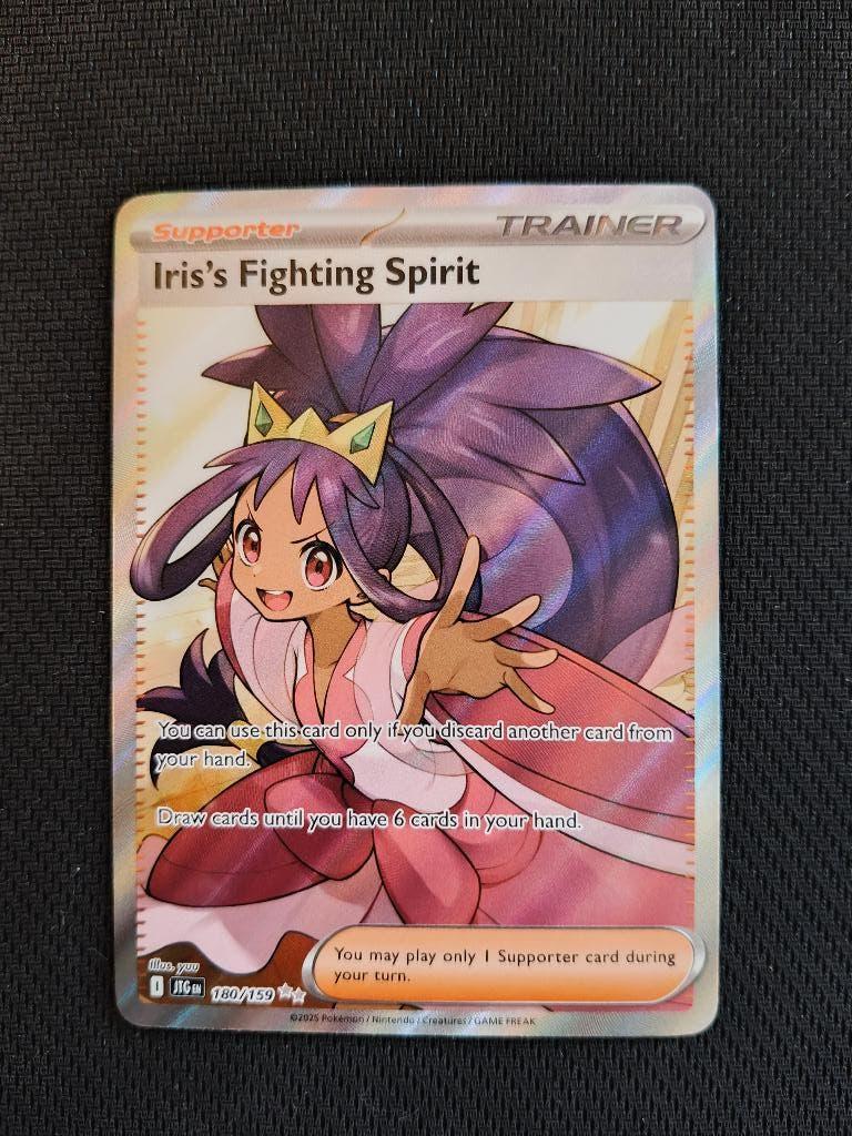 Iris's Fighting Spirit (JTG 180), Ophalen of Verzenden, Nieuw, Losse kaart, Foil