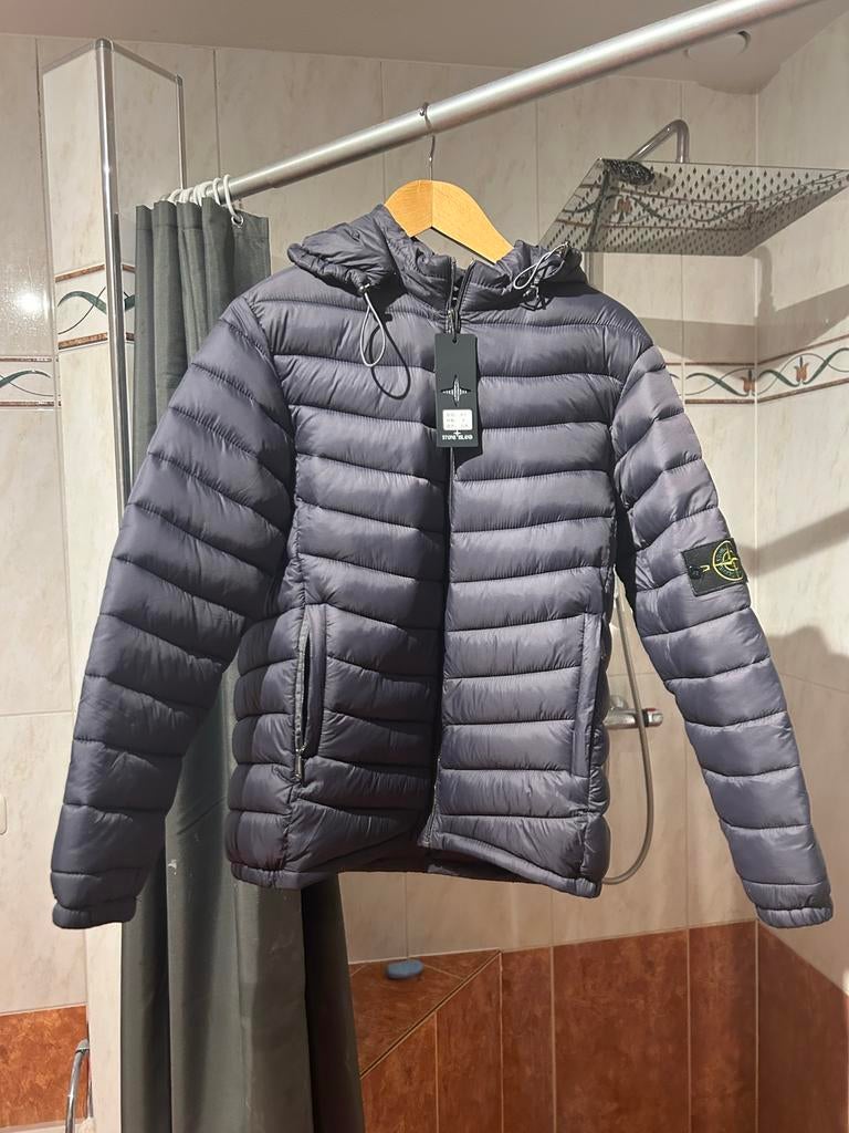 Stone Island Jas, Kleding | Heren, Jassen | Winter, Ophalen, Nieuw, Maat 46 (S) of kleiner, Grijs