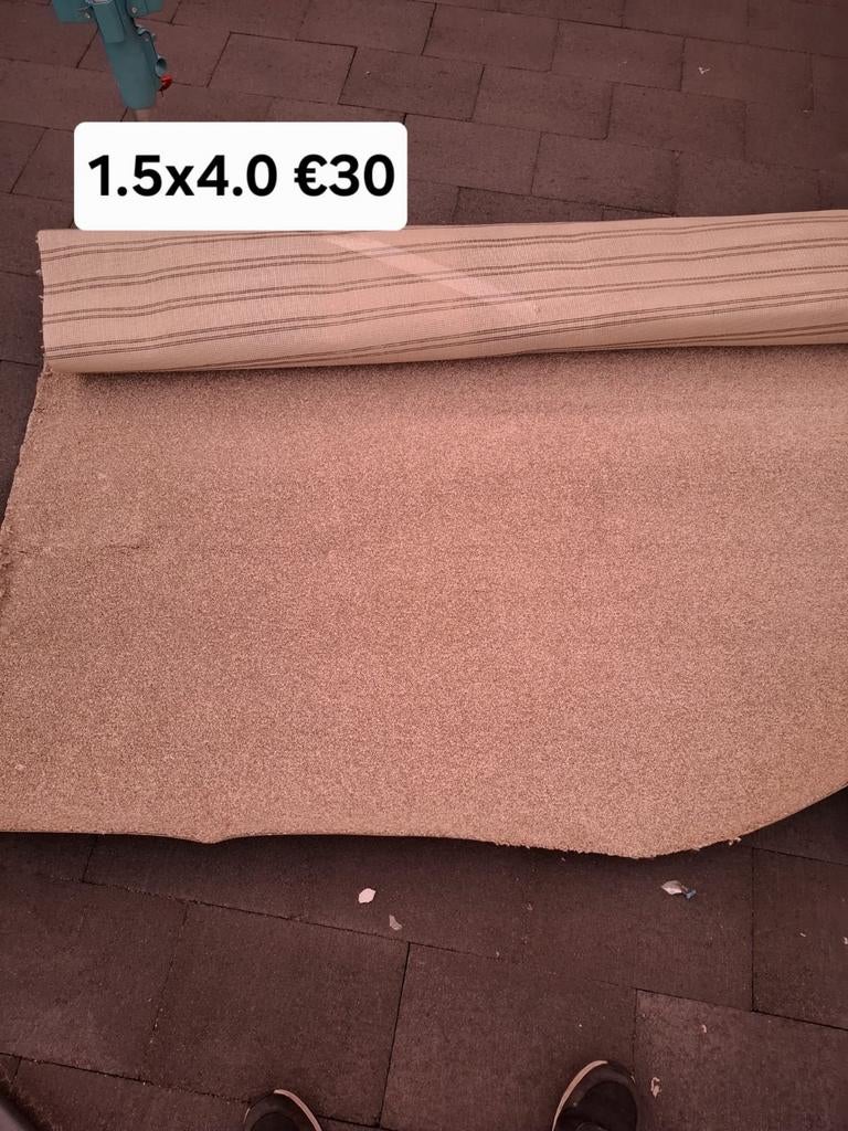 Tapijt nieuw 1,5x4m, Ophalen
