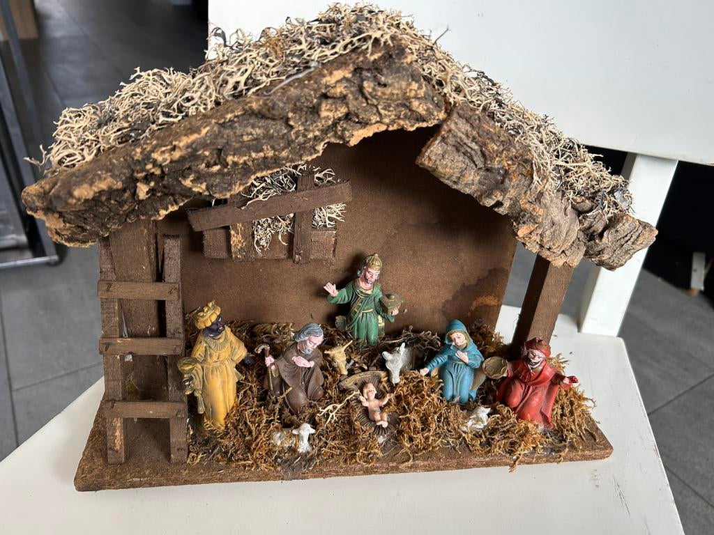 Kerststalletje, Ophalen of Verzenden, Gebruikt