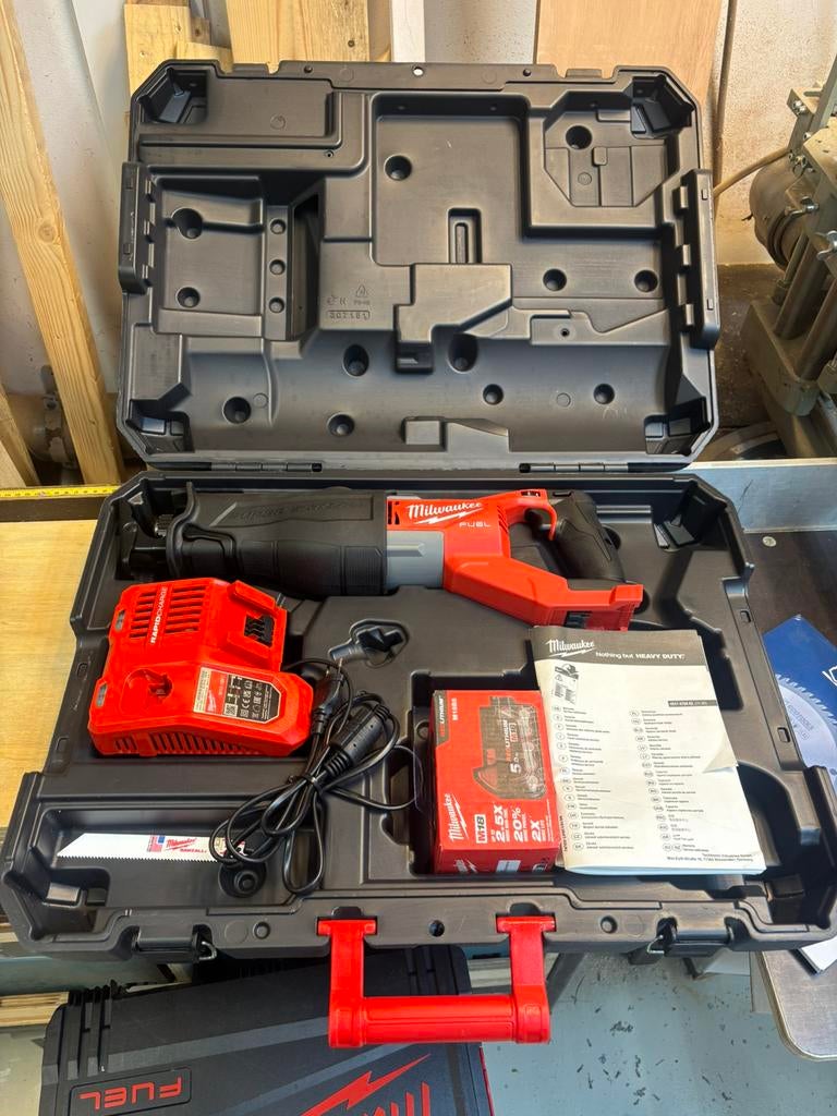 Milwaukee m18 fsx - 0c reciprozaag, 70 mm of meer, 600 tot 1200 watt, Ophalen of Verzenden, Zo goed als nieuw