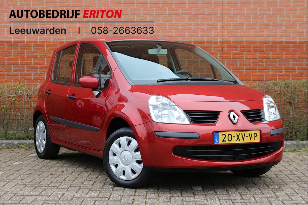 Renault Modus 1.4-16V 98pk Air | NL-auto | 1e eigenaar | Dea, Voorwielaandrijving, Gebruikt, Zwart, 4 cilinders