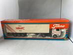 Tekno 1/50 Scania 142H met oplegger NAMAC 1965-1985 jubileum, Ophalen of Verzenden, Zo goed als nieuw, Bus of Vrachtwagen, Tekno