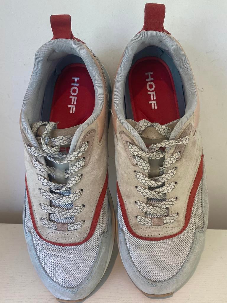 Sneakers Hoff. Maat 39. Beige, blauw, Ophalen of Verzenden, Beige, Sneakers of Gympen