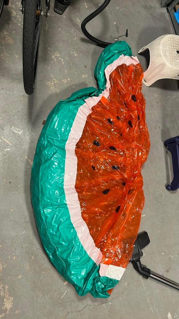 Meloen opblaasbaar voor zwembad strand, Ophalen, Gebruikt