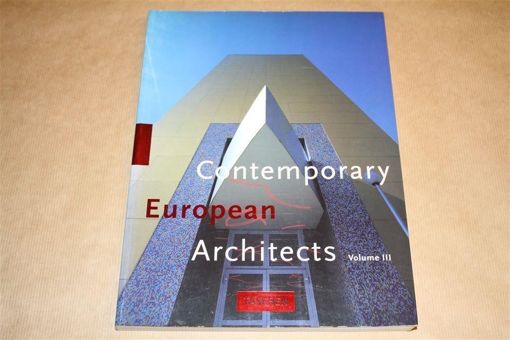 Contemporary European architects. Deel 3., Ophalen of Verzenden, Zo goed als nieuw, Architecten