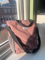 Venice Handtas Roze/Grijs Ribstof, Sieraden, Tassen en Uiterlijk, Tassen | Damestassen, Ophalen, Zo goed als nieuw, Roze, Handtas