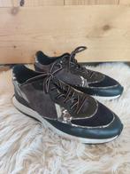 Floris van Bommel Dames Sneakers Maat 40 - Zwart/Wit Print, Zwart, Floris van Bommel, Ophalen of Verzenden, Sneakers of Gympen