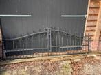 Stalen sierhekwerk poort - 2x160cm, Tuin en Terras, Ophalen, Met poort, Gebruikt, Sierhekwerk