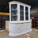 Prachtige Winkelkast met gebogen ramen - 220cm breed, Huis en Inrichting, Ophalen, Gebruikt, Met deur(en), Landelijk