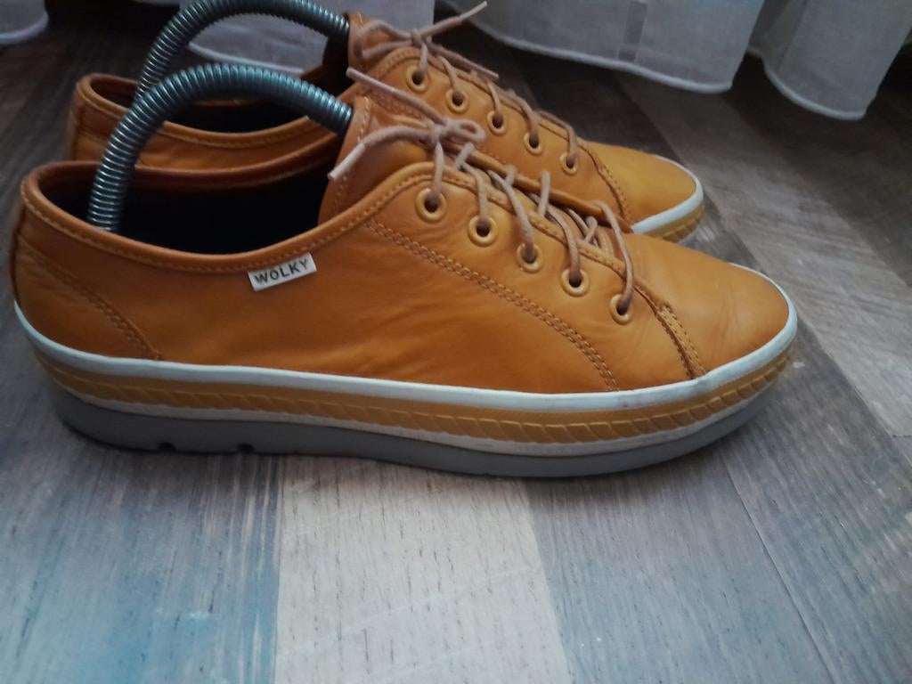 Wolky Maat 41, Kleding | Dames, Schoenen, Overige kleuren, Instappers, Ophalen of Verzenden, Zo goed als nieuw